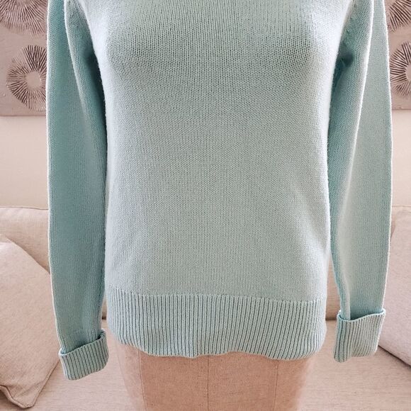 Nordstrom Button Placket Sweater size Small in Mint - Picture 3 of 10